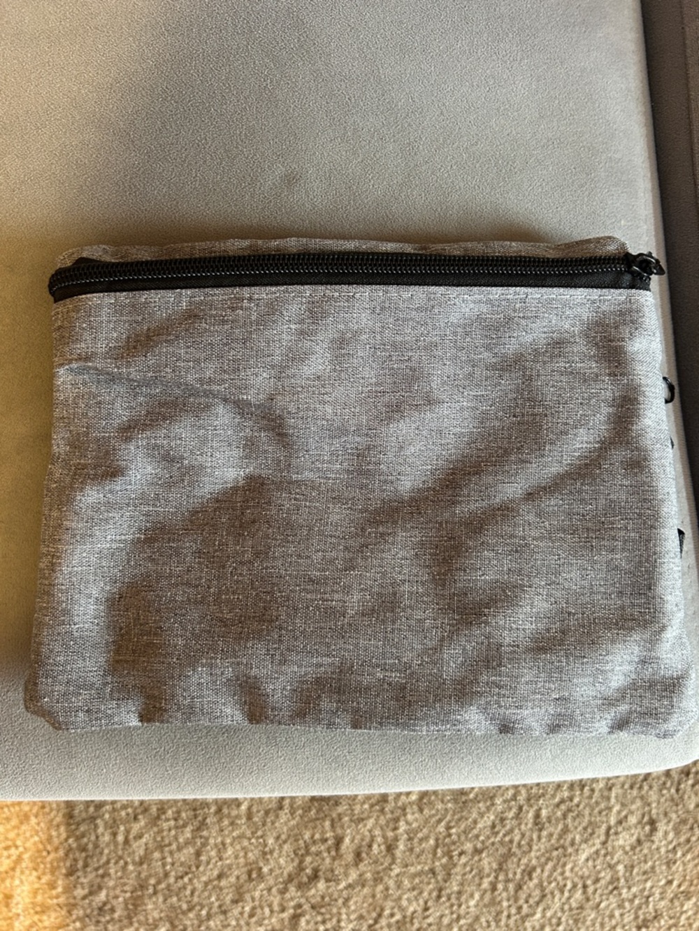 Deloitte Branded Clear Tote with Gray Zip Pouch & Black Waist Bag - Picture 4 of 5